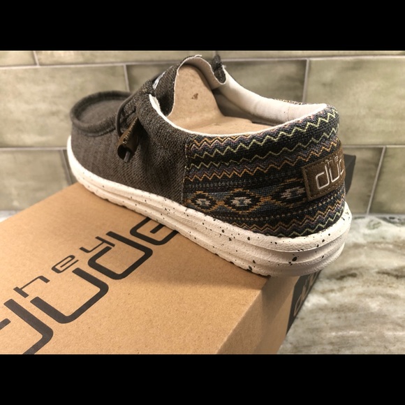 Hey Dude Wally Funk Brown Aztec | Poshmark